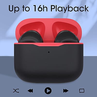 Zebronics SOUND BOMB 9 Semi in ear Bluetooth v5.2 TWS earbuds with 16H backup, ENC Calling, Gaming mode (Upto 50ms), Voice assistant, Flash connect, Silicone case, Splash proof and Type C Zebronics SOUND BOMB 9 Semi in ear Bluetooth v5.2 TWS earbuds with 16H backup, ENC Calling, Gaming mode (Upto 50ms), Voice assistant, Flash connect, Silicone case, Splash proof and Type C