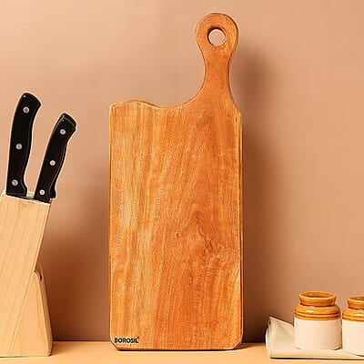 Borosil Premium Organic Neem Wood 17 mm Chopping Board