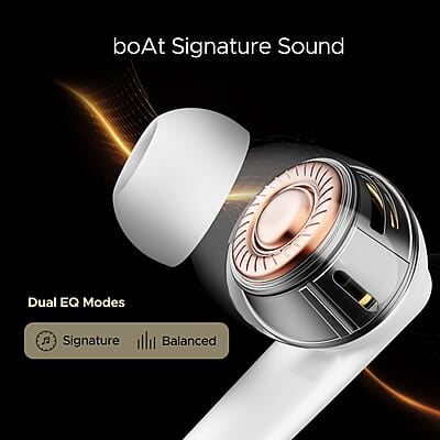 boAt Airdopes 141 ANC TWS in-Ear Earbuds w/ 32 dB ANC, 42 Hrs Playback, 50ms Low Latency Beast Mode, 4 Mics with ENx, ASAP Charge, IWP Twch with BT v5.3 & IPX5 Ear Buds TWS boAt Airdopes 141 ANC TWS in-Ear Earbuds w/ 32 dB ANC, 42 Hrs Playback, 50ms Low Latency Beast Mode, 4 Mics with ENx, ASAP Charge, IWP Twch with BT v5.3 & IPX5 Ear Buds TWS