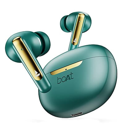boAt Airdopes 141 ANC TWS in-Ear Earbuds w/ 32 dB ANC, 42 Hrs Playback, 50ms Low Latency Beast Mode, 4 Mics with ENx, ASAP Charge, IWP Twch with BT v5.3 & IPX5 Ear Buds TWS