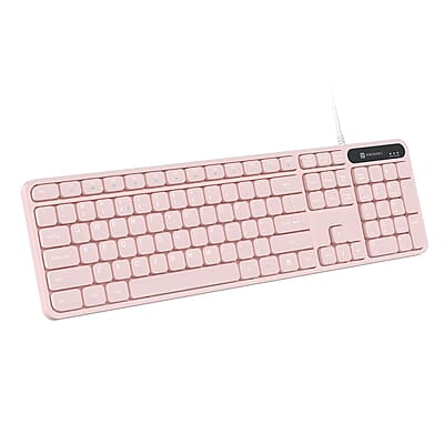 Portronics Ki-Pad 3 USB Wired Keyboard with Large Keycaps, Noise-Free Typing, Fn Multimedia Hotkeys, Full-Size Layout with Num Pad, Ergonomic Design, 1.5m USB Cable Portronics Ki-Pad 3 USB Wired Keyboard with Large Keycaps, Noise-Free Typing, Fn Multimedia Hotkeys, Full-Size Layout with Num Pad, Ergonomic Design, 1.5m USB Cable