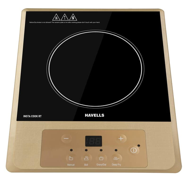 Havells Induction Cooktop Insta Cook 4 Cooking Options Glass Ceramic Plate Havells Induction Cooktop Insta Cook 4 Cooking Options Glass Ceramic Plate