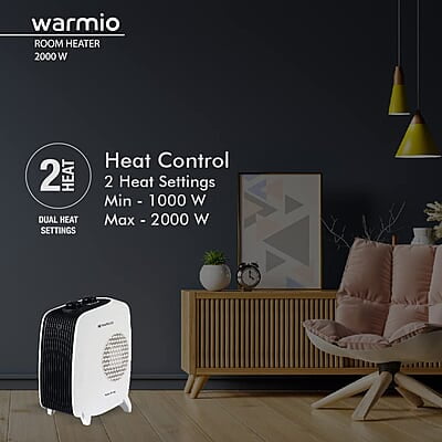 Havells Warmio Room Heater (2000 Watts, White) Havells Warmio Room Heater (2000 Watts, White)