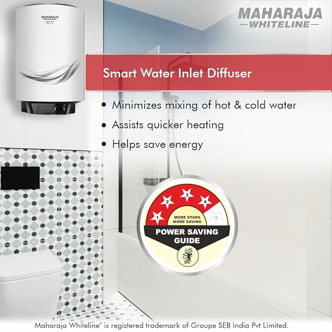Maharaja Whiteline Aquic Neo Plus Water Heater/Geyser, 15 Liters Maharaja Whiteline Aquic Neo Plus Water Heater/Geyser, 15 Liters