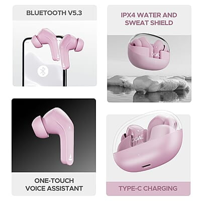 boAt Airdopes 311 Pro w/Up to 50 HRS Playtime, ASAP Charge(10min=150 Mins), Dual Mics w/ENx Tech, Transparent ID, 50 ms Low-Latency Beast Mode, IPX4 Truly Wireless in Ear Earbuds boAt Airdopes 311 Pro w/Up to 50 HRS Playtime, ASAP Charge(10min=150 Mins), Dual Mics w/ENx Tech, Transparent ID, 50 ms Low-Latency Beast Mode, IPX4 Truly Wireless in Ear Earbuds
