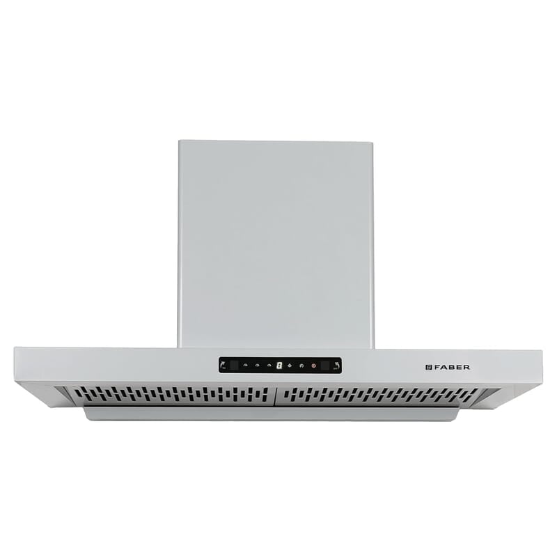 Faber 90cm 1150 m³/hr Autoclean T-Shape Kitchen Chimney Matt Grey Finish