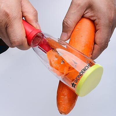Wonderchef Smart Multifunctional Vegetable/Fruit Peeler for Kitchen with Containers, Stainless Steel Blade Wonderchef Smart Multifunctional Vegetable/Fruit Peeler for Kitchen with Containers, Stainless Steel Blade