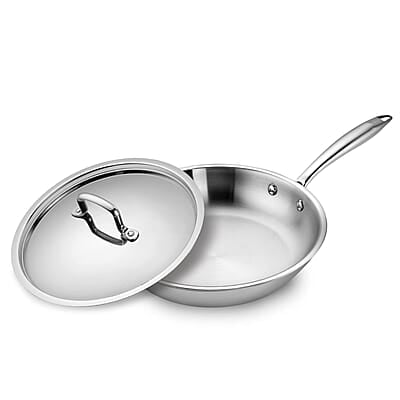 KENT Triply Frying Pan 22 CM with SS Lid 1.2 L