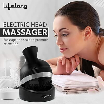 Lifelong LLM225 Rechargeable Head, Scalp Full Body Pain Relief Massager, Electric Head Kneading Massager,4 Speed Modes Lifelong LLM225 Rechargeable Head, Scalp Full Body Pain Relief Massager, Electric Head Kneading Massager,4 Speed Modes