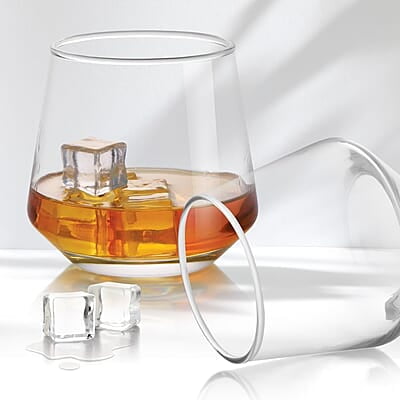 Treo by Milton Bourbon On The Rocks Glass Tumbler, 6 Pc Set, 370 ml Each, Transparent Treo by Milton Bourbon On The Rocks Glass Tumbler, 6 Pc Set, 370 ml Each, Transparent