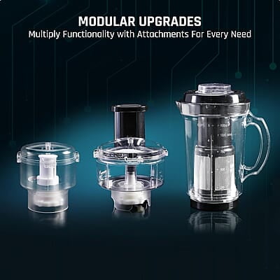 Wonderchef Nutri Blend Smart 3 Jar Automatic Mixer Grinder with Dual Pulse Function 22000 RPM 500 W Wonderchef Nutri Blend Smart 3 Jar Automatic Mixer Grinder with Dual Pulse Function 22000 RPM 500 W