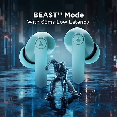 boAt Airdopes 121 PRO Truly Wireless in Ear Ear Buds w/Quad Mic ENx, Low Latency Mode for Gaming, 50H Playtime, IWP, IPX4, Battery Indicator Screen boAt Airdopes 121 PRO Truly Wireless in Ear Ear Buds w/Quad Mic ENx, Low Latency Mode for Gaming, 50H Playtime, IWP, IPX4, Battery Indicator Screen