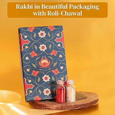 EAT BETTER CO Yaadon Ka Dabba 10-Item Rakhi Gift Hamper Evil Eye Rakhi, Chocolate Coated Almonds, Hazelnut Dry-Fruit Laddoos, Uno & More |for Brother Rakhi Gift Combo Set