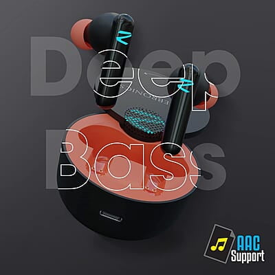 Zebronics Sound Bomb G1 Gaming Bluetooth True Wireless Stereo in Ear Earbuds, 50Ms Low Latency, AAC Support, Flash Connect, Deep Bass, Splash Proof, Voice Assistant, Bt V5.0 with Mic Zebronics Sound Bomb G1 Gaming Bluetooth True Wireless Stereo in Ear Earbuds, 50Ms Low Latency, AAC Support, Flash Connect, Deep Bass, Splash Proof, Voice Assistant, Bt V5.0 with Mic