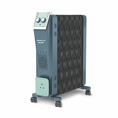 Havells Hestio 11 Wave Fin OFR 2900 Watt with 3 Heat Setting 1000W/1500W/2500W & PTC Heater 400W