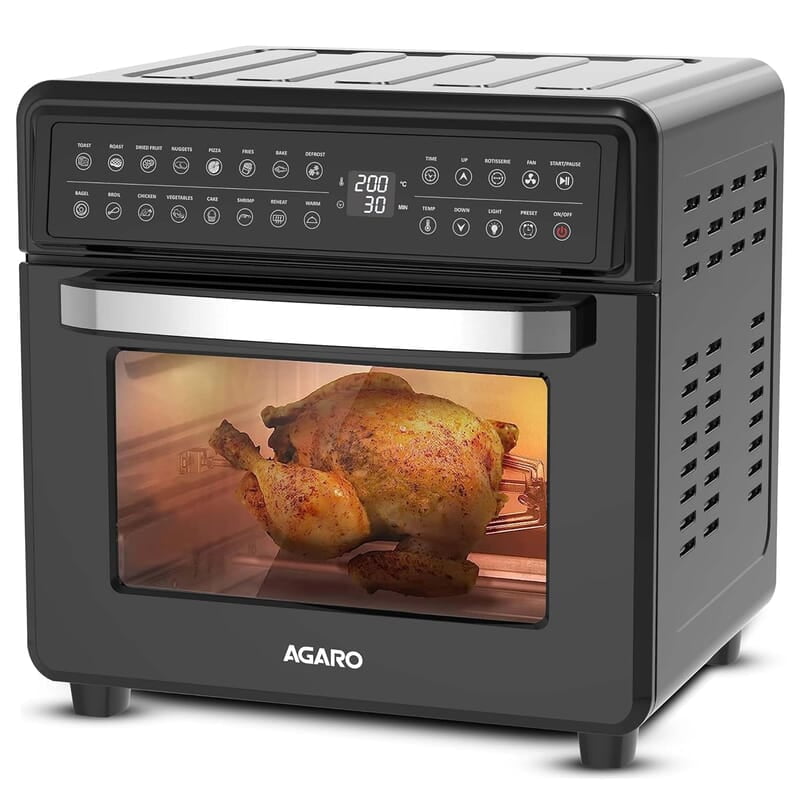 AGARO Regal Plus Air Fryer For Home, 23L, Rotisserie Convection Oven, Electric Oven,1800W,16 Preset Programs AGARO Regal Plus Air Fryer For Home, 23L, Rotisserie Convection Oven, Electric Oven,1800W,16 Preset Programs