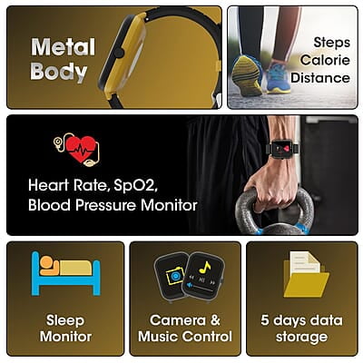 ZEBRONICS DC Black ADAM Edition DRIP Smartwatch with Bluetooth 5.1 Calling, 1.69" Display Size, Voice Assistance, 11 Built-in + Customizable Watch Faces, 8 Menu UI, IP67 and 100+ Sports Tracker ZEBRONICS DC Black ADAM Edition DRIP Smartwatch with Bluetooth 5.1 Calling, 1.69" Display Size, Voice Assistance, 11 Built-in + Customizable Watch Faces, 8 Menu UI, IP67 and 100+ Sports Tracker