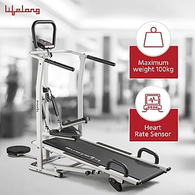 Lifelong LLTM144 Manual Multifunction 4 in 1 Treadmill (Jogger, Twister, Stepper and Push-up bar) Lifelong LLTM144 Manual Multifunction 4 in 1 Treadmill (Jogger, Twister, Stepper and Push-up bar)