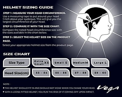 Vega Cruiser ISI Certified Matt Finish Lightweight & Compact with Peak Open Face Helmet for Men and Women with Clear Visor Vega Cruiser ISI Certified Matt Finish Lightweight & Compact with Peak Open Face Helmet for Men and Women with Clear Visor