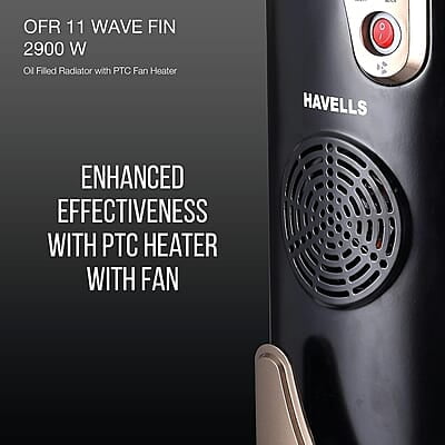 Havells OFR 11 2900 Watts Wave Fin with PTC Fan Heater Havells OFR 11 2900 Watts Wave Fin with PTC Fan Heater