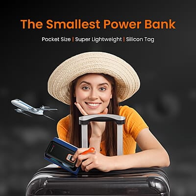 Portronics Ampbox 10K 10000 mAh Power Bank with 22.5W Fast Charging, Digital Display, Dual Output Portronics Ampbox 10K 10000 mAh Power Bank with 22.5W Fast Charging, Digital Display, Dual Output
