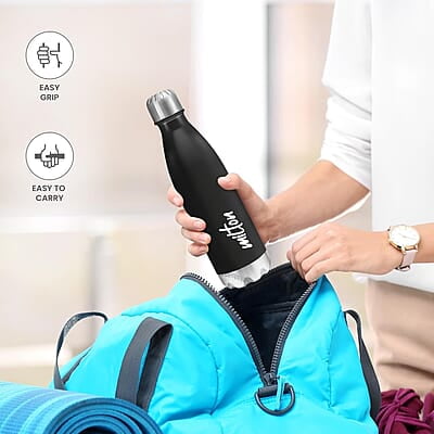 MILTON Shine 800 Stainless Steel Water Bottle, 700 ml Single walled Leak Proof MILTON Shine 800 Stainless Steel Water Bottle, 700 ml Single walled Leak Proof
