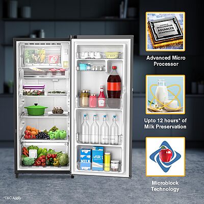 Whirlpool 192 L 3 Star Vitamagic PRO Frost Free Direct-Cool Single Door Refrigerator Whirlpool 192 L 3 Star Vitamagic PRO Frost Free Direct-Cool Single Door Refrigerator