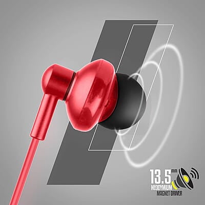 Zebronics Zeb-Buds 10 In Ear Wired Earphones with Mic, Metallic Design, L Shaped Connector, 13.5mm NdFeb Drivers Zebronics Zeb-Buds 10 In Ear Wired Earphones with Mic, Metallic Design, L Shaped Connector, 13.5mm NdFeb Drivers