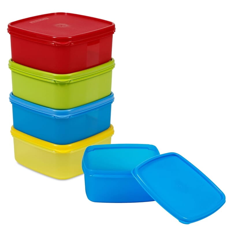 Varmora V Fresh 650 ml Set of 7 FDA Approved BPA-Free Fun Colors Fresh and Hygienic Food Storage Container Varmora V Fresh 650 ml Set of 7 FDA Approved BPA-Free Fun Colors Fresh and Hygienic Food Storage Container
