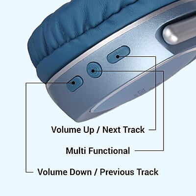 ZEBRONICS DUKE 2 Wireless Headphone, Supports Bluetooth, Dual Pairing, Deep Bass, up to 60h Battery Backup, AUX, Environmental Noise Cancellation, Gaming Mode, Now with Type C Charging ZEBRONICS DUKE 2 Wireless Headphone, Supports Bluetooth, Dual Pairing, Deep Bass, up to 60h Battery Backup, AUX, Environmental Noise Cancellation, Gaming Mode, Now with Type C Charging