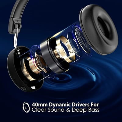Blaupunkt BH51 ANC Moksha Bluetooth Wireless On Ear Headphones with 32 Hrs* Long Playtime I 25dB Active Noise Cancellation I 40MM Drivers I HD Sound I Built in Mic I TurboVolt Fast Charging Blaupunkt BH51 ANC Moksha Bluetooth Wireless On Ear Headphones with 32 Hrs* Long Playtime I 25dB Active Noise Cancellation I 40MM Drivers I HD Sound I Built in Mic I TurboVolt Fast Charging