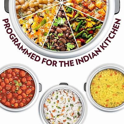 Borosil Pronto Dual 1.8 L Electric Rice Cooker with 2 Pot | 700W, Keep Warm Feature with Indicator Display, Anti Skid Rubber Feet | Cook & Boil Noodles, Rice, Upma, Idli, Dhokla | 2 Years Warranty Borosil Pronto Dual 1.8 L Electric Rice Cooker with 2 Pot | 700W, Keep Warm Feature with Indicator Display, Anti Skid Rubber Feet | Cook & Boil Noodles, Rice, Upma, Idli, Dhokla | 2 Years Warranty