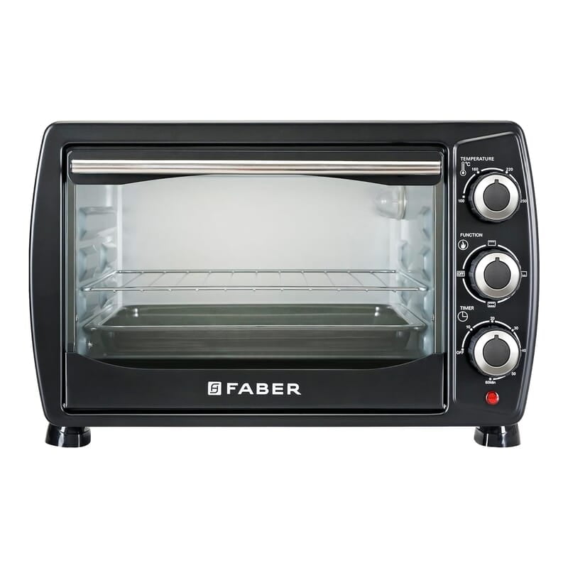 Faber 20 liter 1400 Watts OTG Bake, Toast, Grill|4 Stage Functions, Upper & Lower Heating Faber 20 liter 1400 Watts OTG Bake, Toast, Grill|4 Stage Functions, Upper & Lower Heating