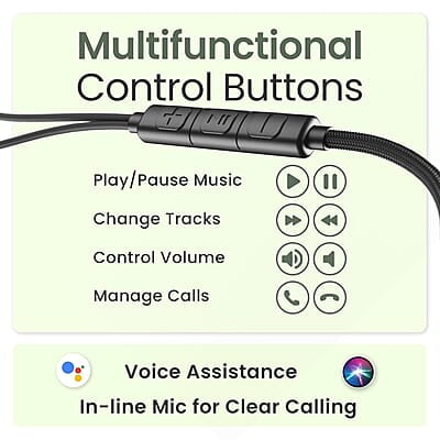 Ambrane Type C Wired in Ear Earphones with in-Line Mic for Clear Calling,1.2M Cable,10Mm Dynamic Drivers for Boostedbass,Control Buttons for iPhone 15,Samsung&Type C Devices Stringz 38C Ambrane Type C Wired in Ear Earphones with in-Line Mic for Clear Calling,1.2M Cable,10Mm Dynamic Drivers for Boostedbass,Control Buttons for iPhone 15,Samsung&Type C Devices Stringz 38C
