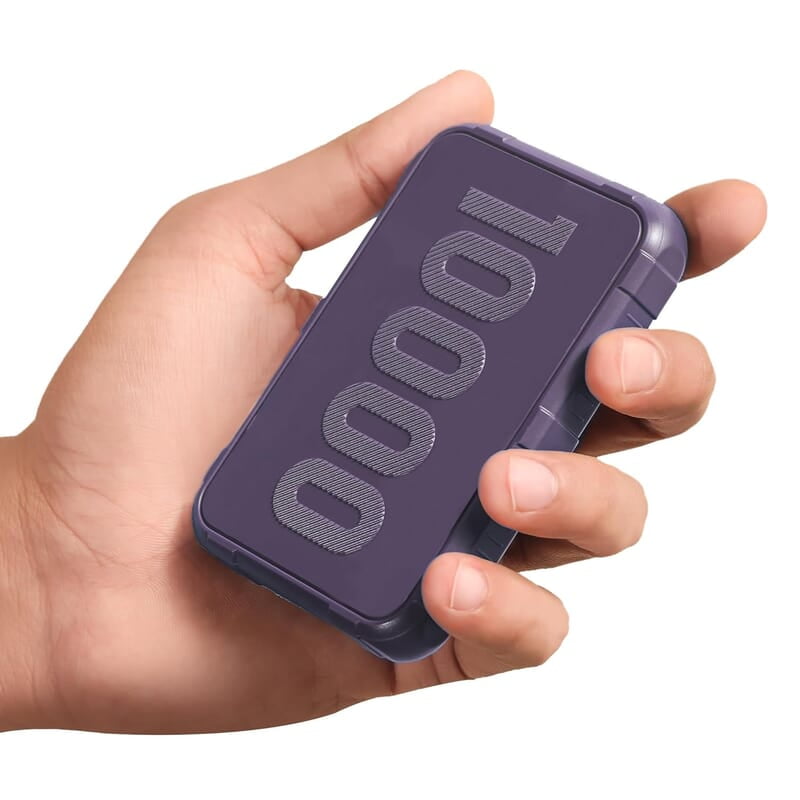 Ambrane 10000mAh Rugged, Slim & Compact Powerbank, 22.5W Fast Charging, USB & Type C Output Ambrane 10000mAh Rugged, Slim & Compact Powerbank, 22.5W Fast Charging, USB & Type C Output