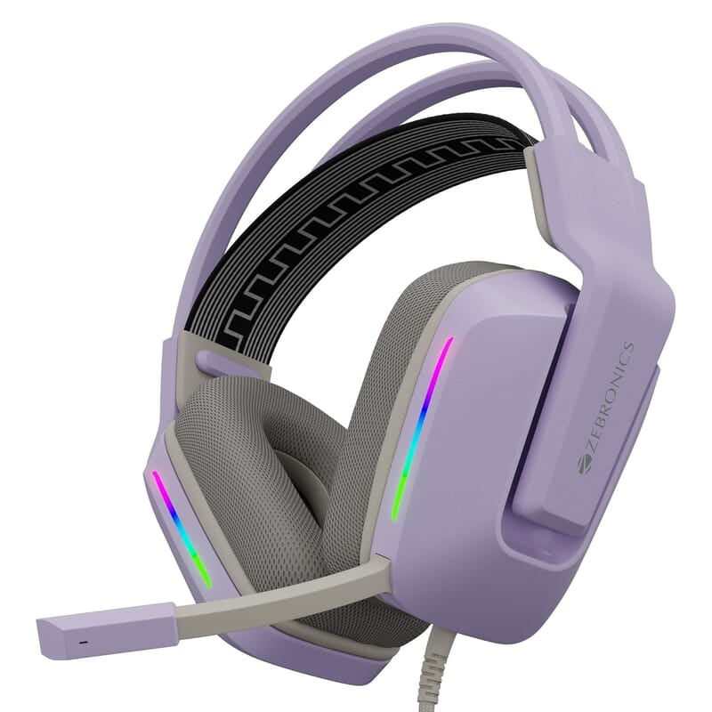 ZEBRONICS Havoc Premium Gaming Over Ear Headphone with Dolby Atmos Subscription, 50mm Neodymium Drivers, Extra Soft Ear Cushion, Suspension Headband,Braided Cable ZEBRONICS Havoc Premium Gaming Over Ear Headphone with Dolby Atmos Subscription, 50mm Neodymium Drivers, Extra Soft Ear Cushion, Suspension Headband,Braided Cable