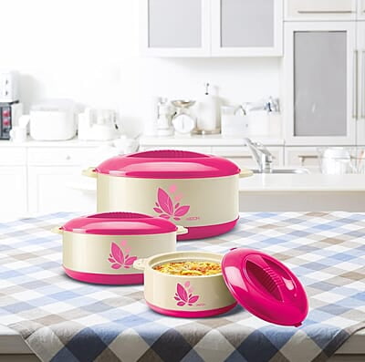 MILTON Orchid Jr. Casserole Gift Set of 3 MILTON Orchid Jr. Casserole Gift Set of 3
