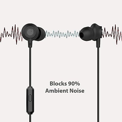 Blaupunkt EM10 in-Ear Wired Earphone with Mic and Deep Bass HD Sound Mobile Headset with Noise Isolation and with customised Extra Ear gels Blaupunkt EM10 in-Ear Wired Earphone with Mic and Deep Bass HD Sound Mobile Headset with Noise Isolation and with customised Extra Ear gels