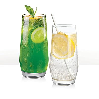 Treo by Milton Bourbon Water Tumbler, 6 Pieces Set, 330 ml Each, Transparent Treo by Milton Bourbon Water Tumbler, 6 Pieces Set, 330 ml Each, Transparent