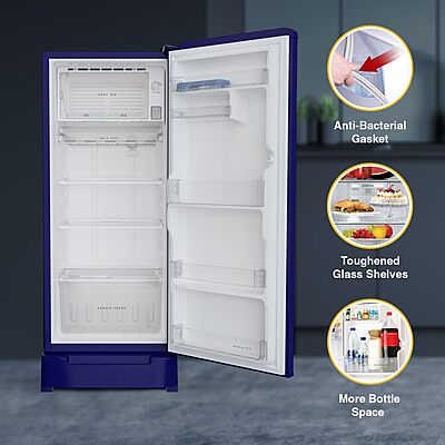 Whirlpool 192 L 5 Star Icemagic Powercool Inverter Direct-Cool Single Door Refrigerator Whirlpool 192 L 5 Star Icemagic Powercool Inverter Direct-Cool Single Door Refrigerator