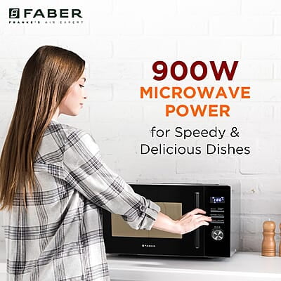 Faber FMW Instacook 30C Standalone 29L Microwave Oven 900W Faber FMW Instacook 30C Standalone 29L Microwave Oven 900W