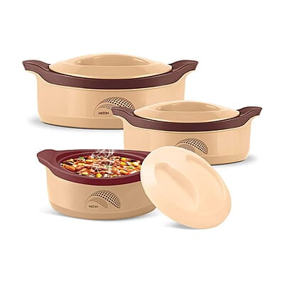 MILTON New Marvel Jr Inner Steel Casserole Gift Set of 3 MILTON New Marvel Jr Inner Steel Casserole Gift Set of 3