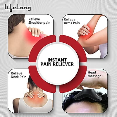 Lifelong Battery Powered Mini Head and Body Massager Lifelong Battery Powered Mini Head and Body Massager