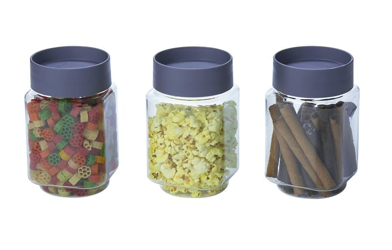 Varmora Store N Stack Square Storage Container Set Of 3 Assorted, 850 ml Varmora Store N Stack Square Storage Container Set Of 3 Assorted, 850 ml