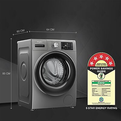 Whirlpool 8 Kg Ozone Technology Inverter Fully Automatic Front Load Washing Machine Whirlpool 8 Kg Ozone Technology Inverter Fully Automatic Front Load Washing Machine