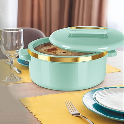 MILTON Curve 2500 Inner Stainless Steel Casserole, 2.15 litres, Light Green MILTON Curve 2500 Inner Stainless Steel Casserole, 2.15 litres, Light Green