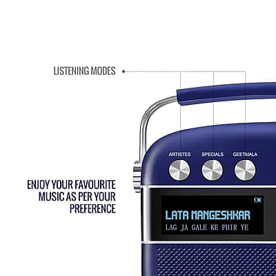Saregama Carvaan Premium Hindi - Portable Music Player with 5000 Preloaded Songs,