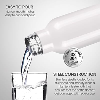 MILTON Smarty Stainless Steel Water Bottle, 730 ml MILTON Smarty Stainless Steel Water Bottle, 730 ml