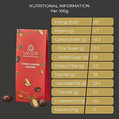 Smoor Chocolate Coated Nuts Treats Pack of 2 - Hazelnut & Almond 50 gm x 2 Smoor Chocolate Coated Nuts Treats Pack of 2 - Hazelnut & Almond 50 gm x 2