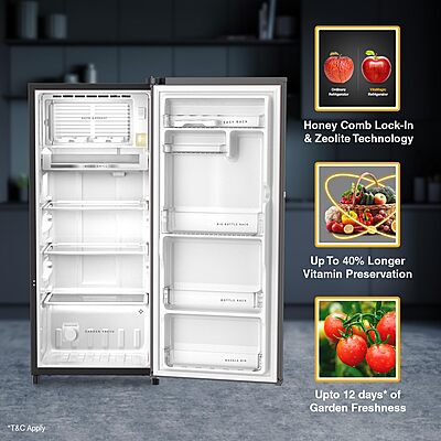 Whirlpool 192 L 3 Star Vitamagic PRO Frost Free Direct-Cool Single Door Refrigerator Whirlpool 192 L 3 Star Vitamagic PRO Frost Free Direct-Cool Single Door Refrigerator